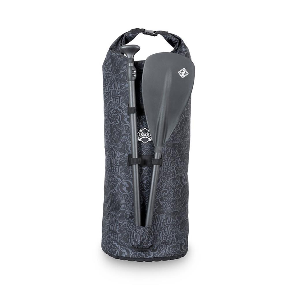 Two Bare Feet Classic Pattern 90L Protective Paddleboard Travel Bag - Black / Grey Extra Image 2
